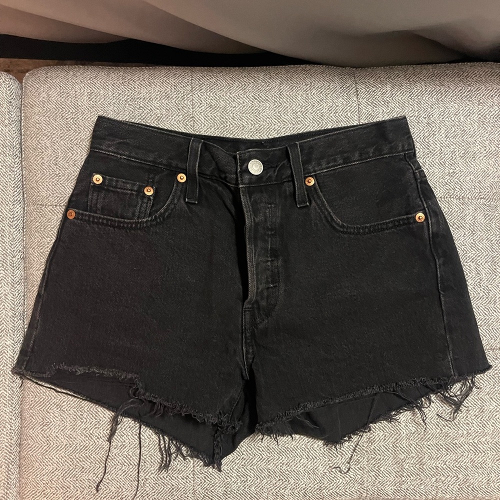 Levi’s Black Denim Women's Shorts